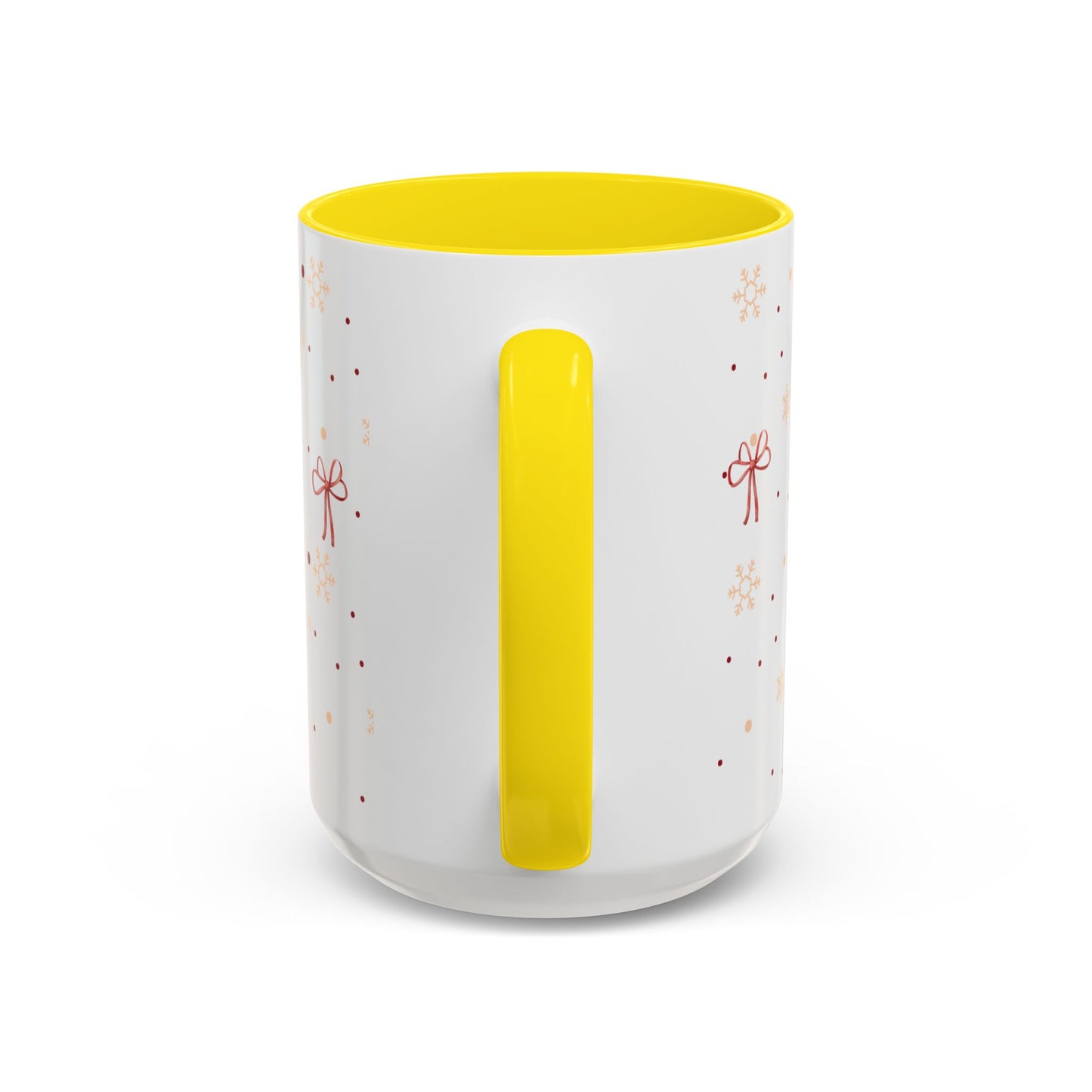 Holiday Bow Accent Coffee Mug | Winter Gift | Festive Drinkware | Christmas & New Year Decor | Cute Mug for Coffee Lovers