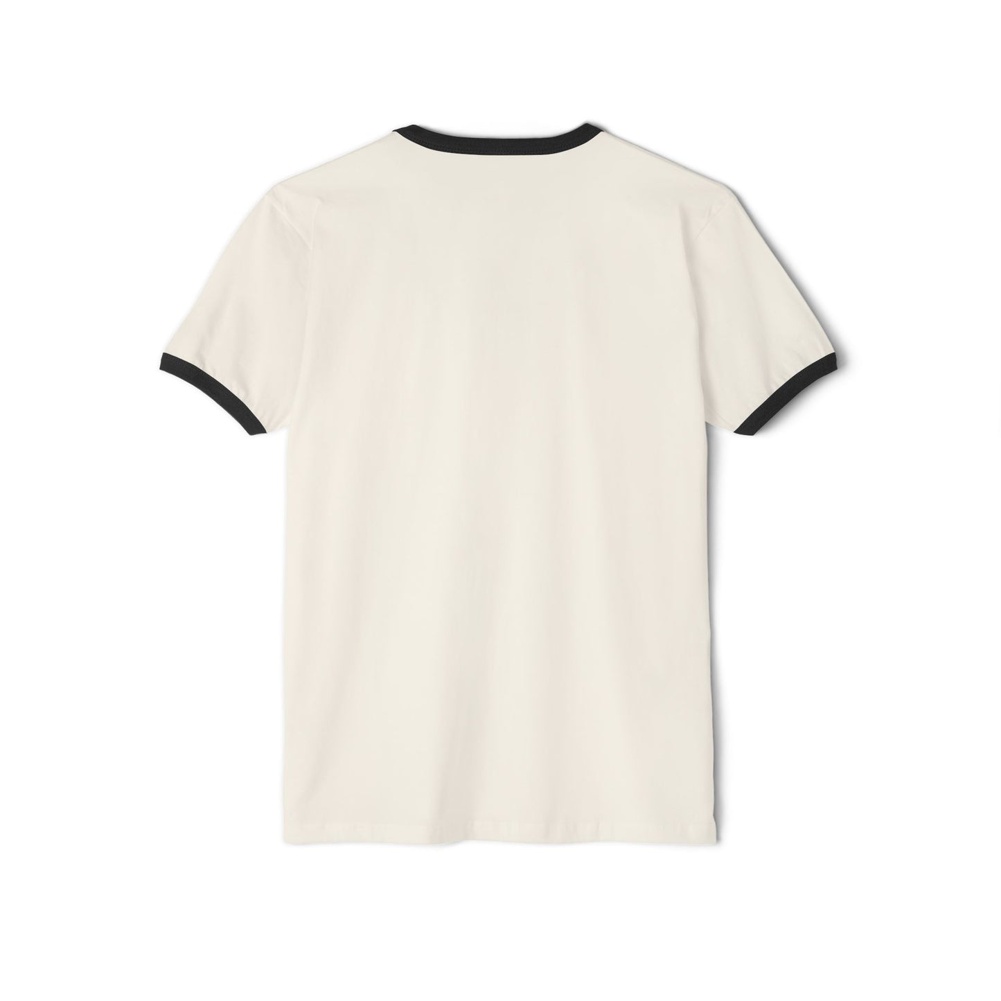 Always You Ringer T-Shirt — Retro Cream Tee with Navy Trim