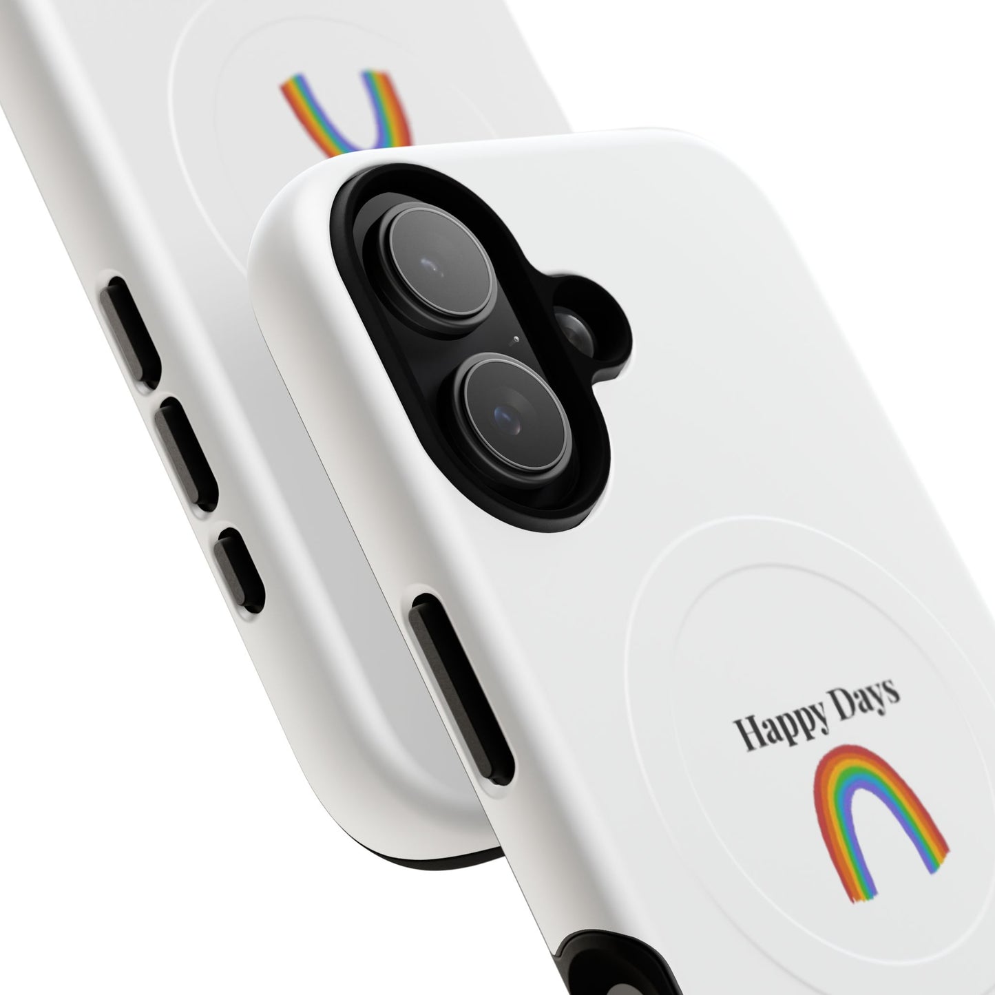 Tough Magnetic Phone Case — "Happy Days" Rainbow Design
