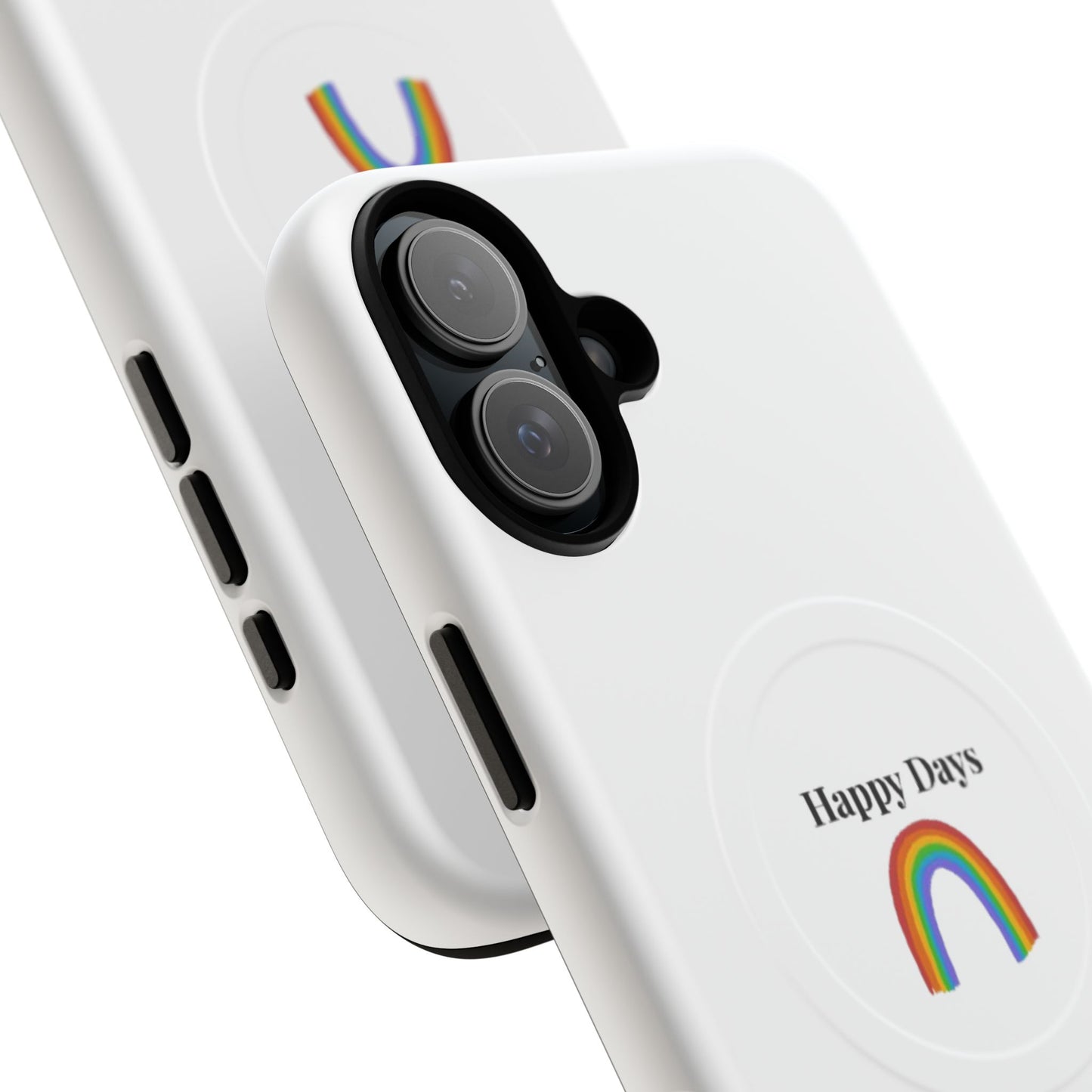 Tough Magnetic Phone Case — "Happy Days" Rainbow Design
