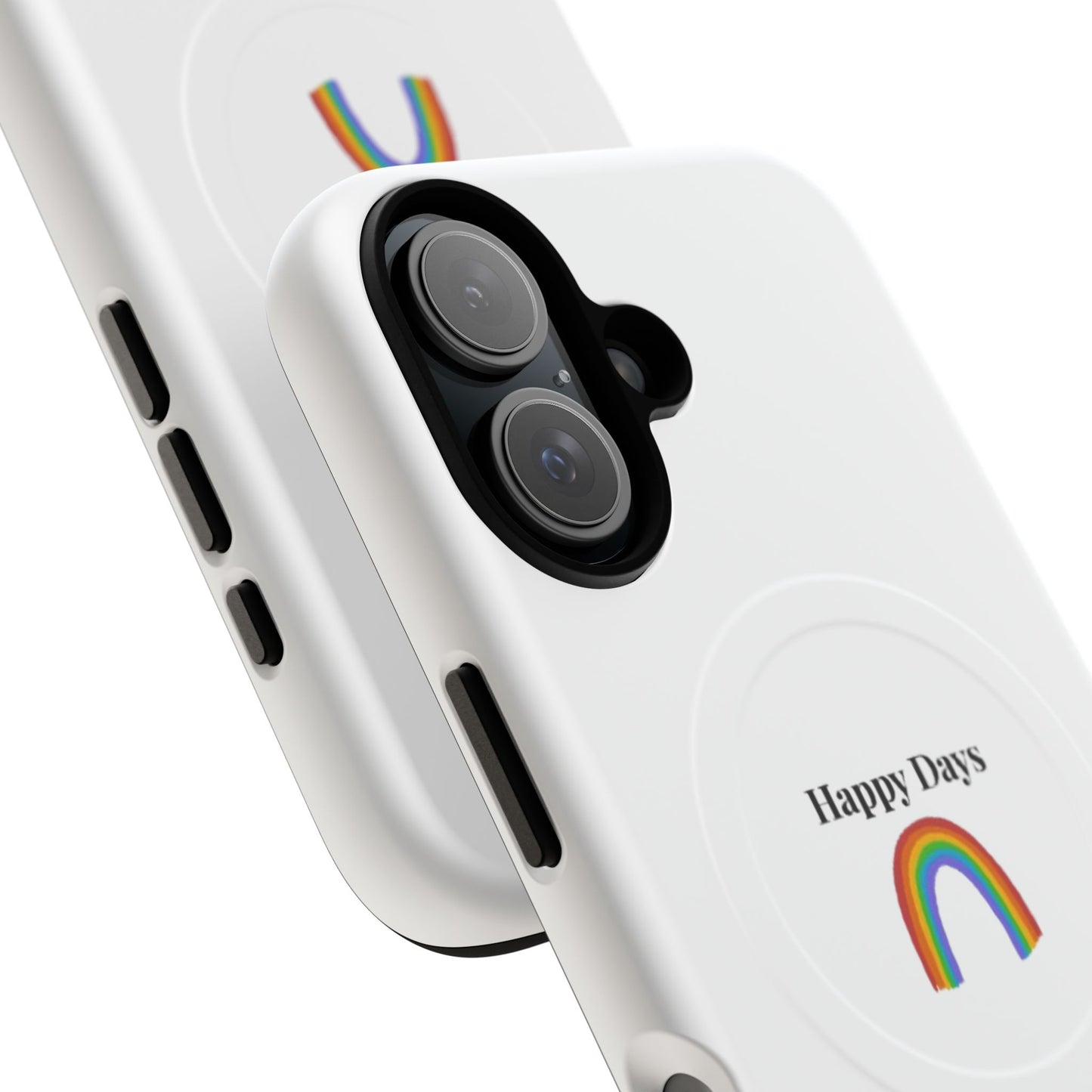Tough Magnetic Phone Case — "Happy Days" Rainbow Design