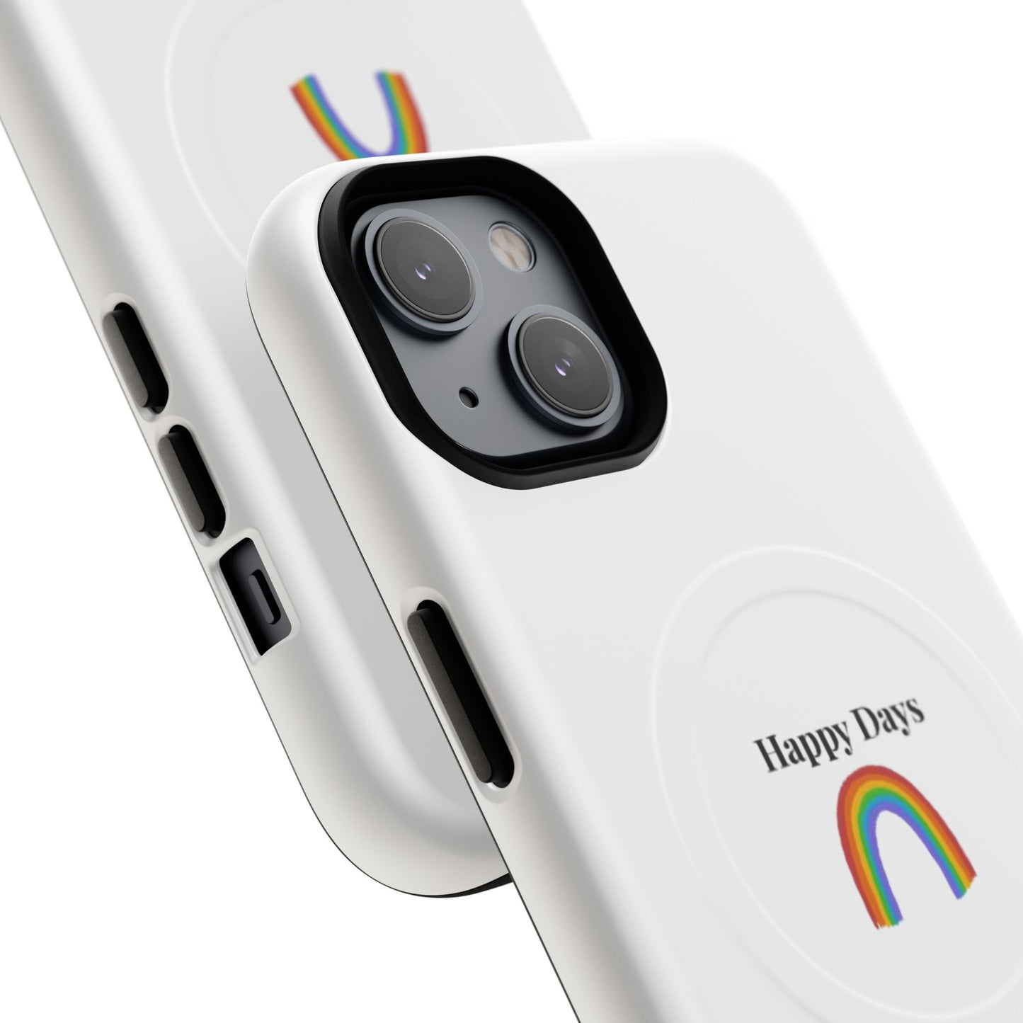 Tough Magnetic Phone Case — "Happy Days" Rainbow Design