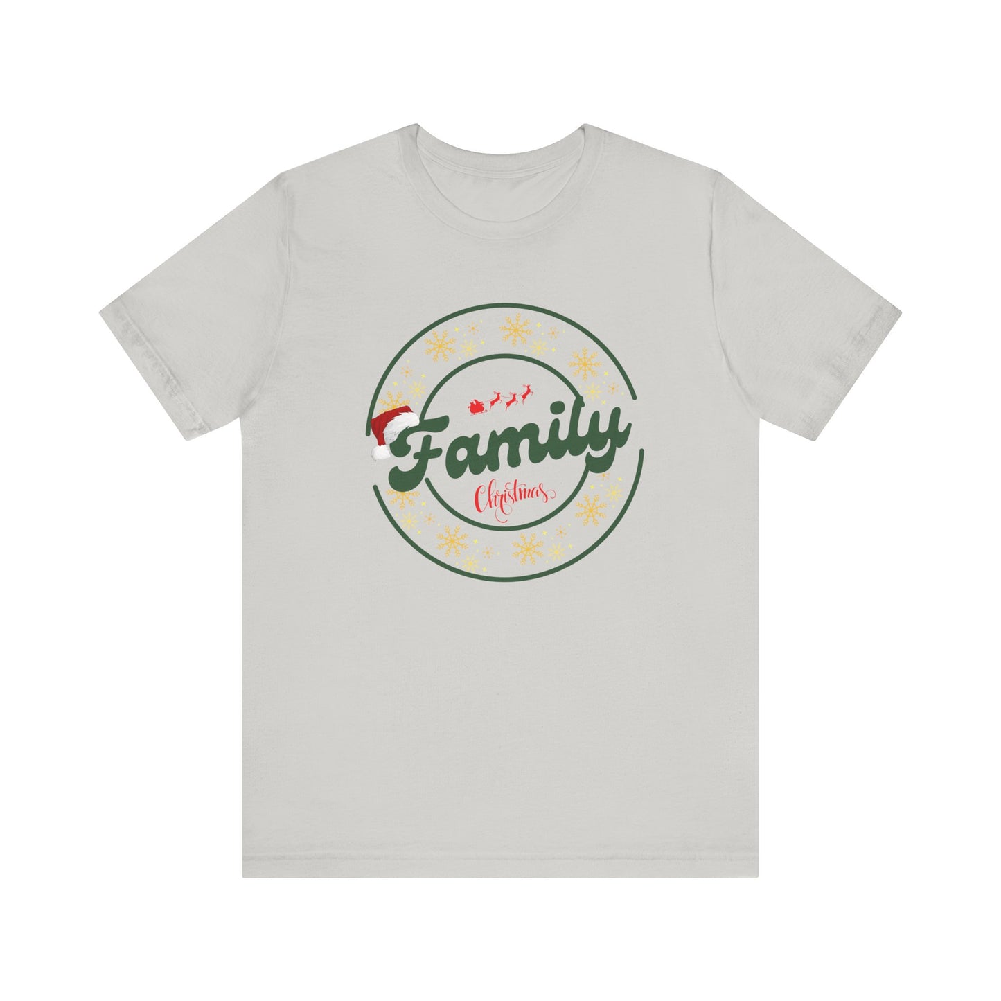 Family Christmas Unisex T-Shirt, Holiday Gift, Family Reunion Tee, Casual wear, Xmas Party Wear