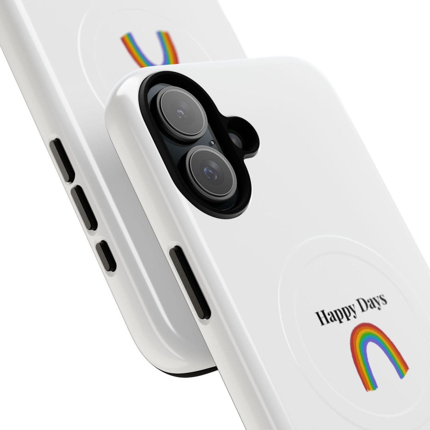Tough Magnetic Phone Case — "Happy Days" Rainbow Design