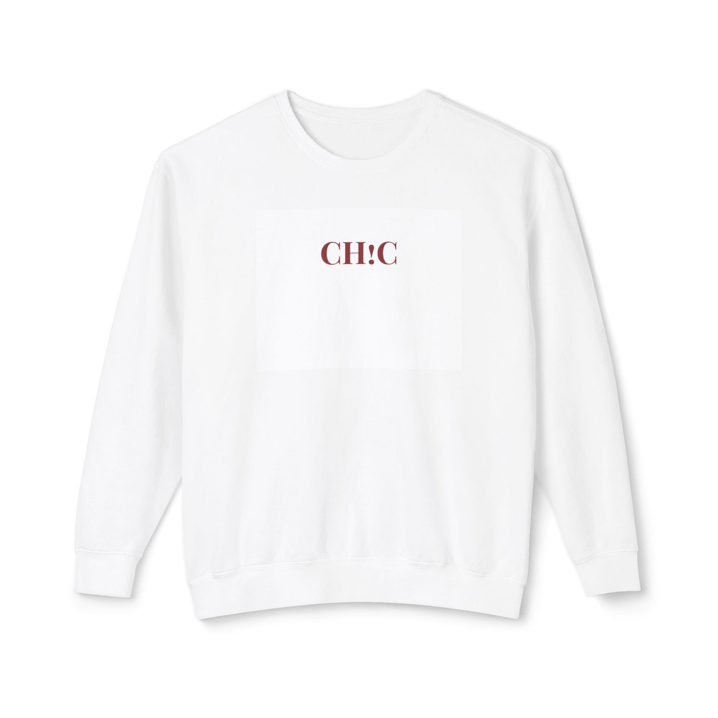CHIC Minimalist Crewneck Sweatshirt — Feminine Chic Graphic