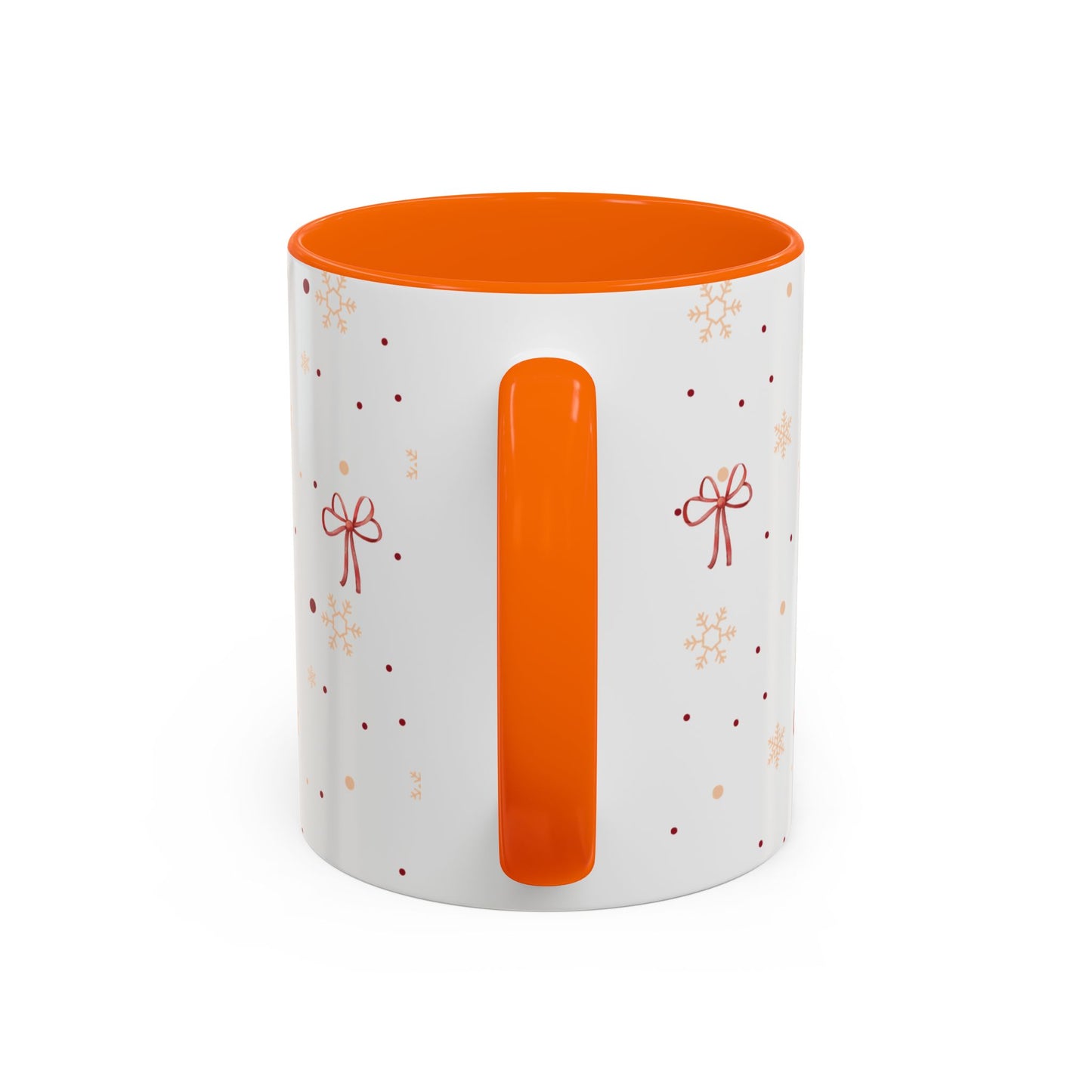 Holiday Bow Accent Coffee Mug | Winter Gift | Festive Drinkware | Christmas & New Year Decor | Cute Mug for Coffee Lovers