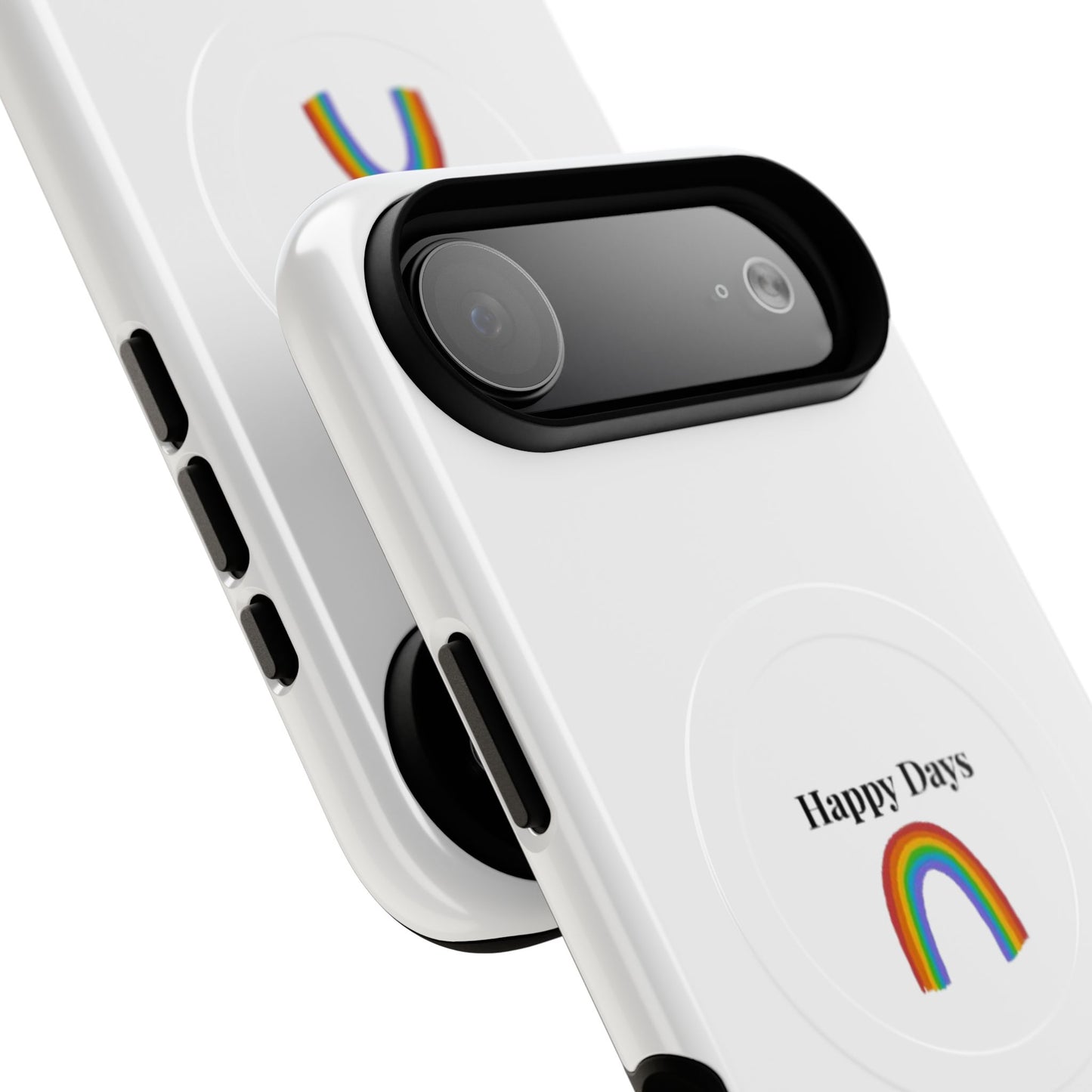 Tough Magnetic Phone Case — "Happy Days" Rainbow Design