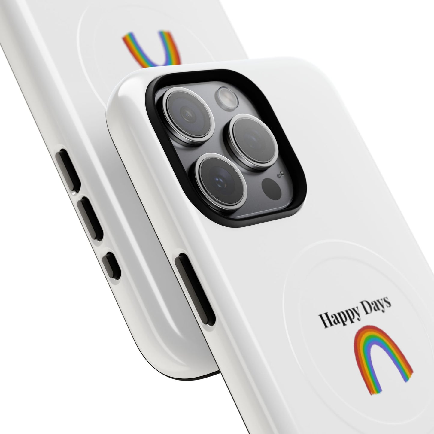 Tough Magnetic Phone Case — "Happy Days" Rainbow Design