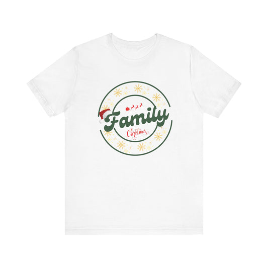 Family Christmas Unisex T-Shirt, Holiday Gift, Family Reunion Tee, Casual wear, Xmas Party Wear