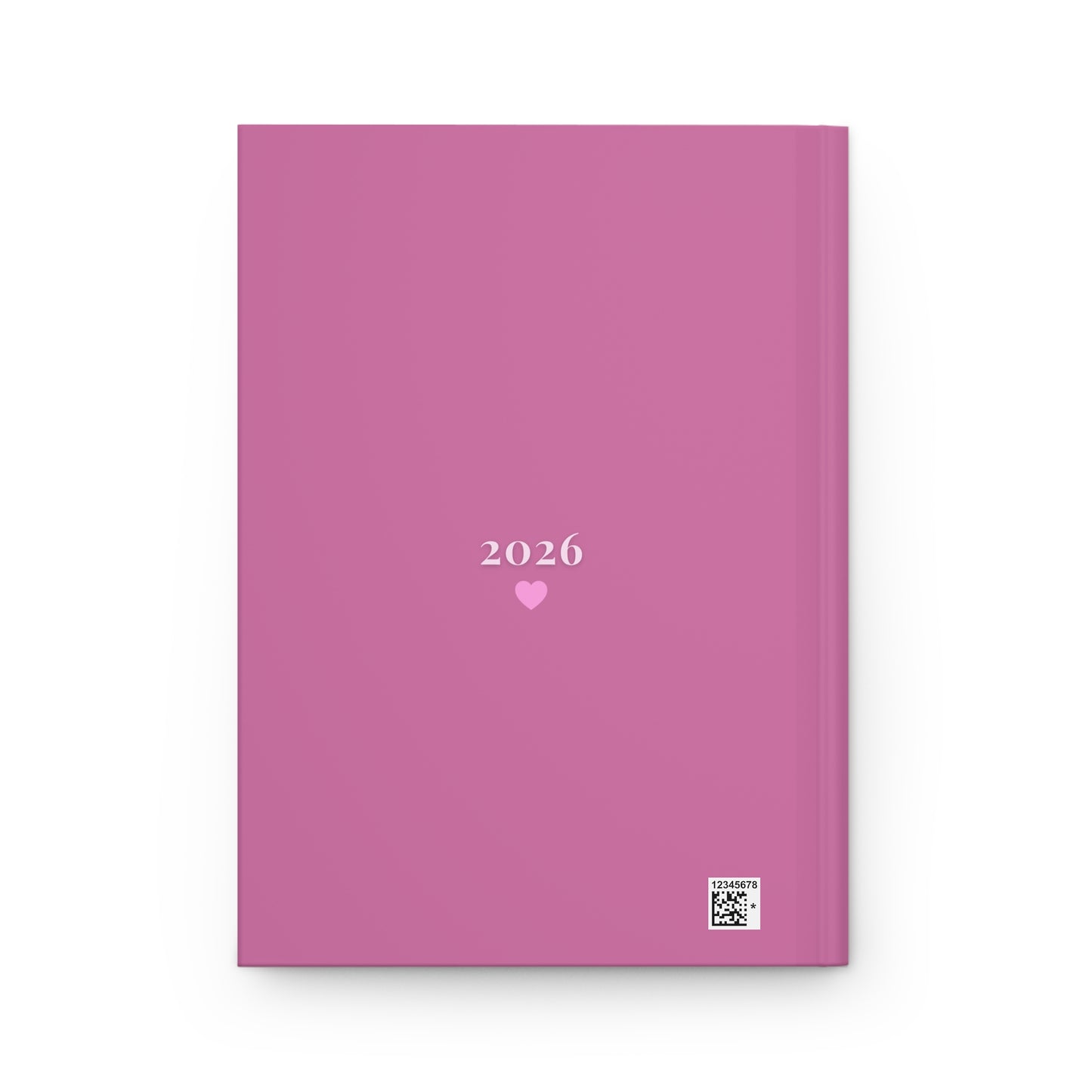 Ideas, Plans & Dreams Hardcover Journal — 2026 Pink Planner Notebook